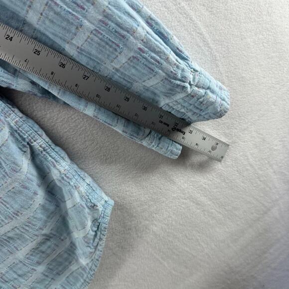 Carbon 2 Cobalt Shirt Men's 2XLT 2XL Tall Blue Textured Colorful Preppy Pockets - Picture 6 of 12